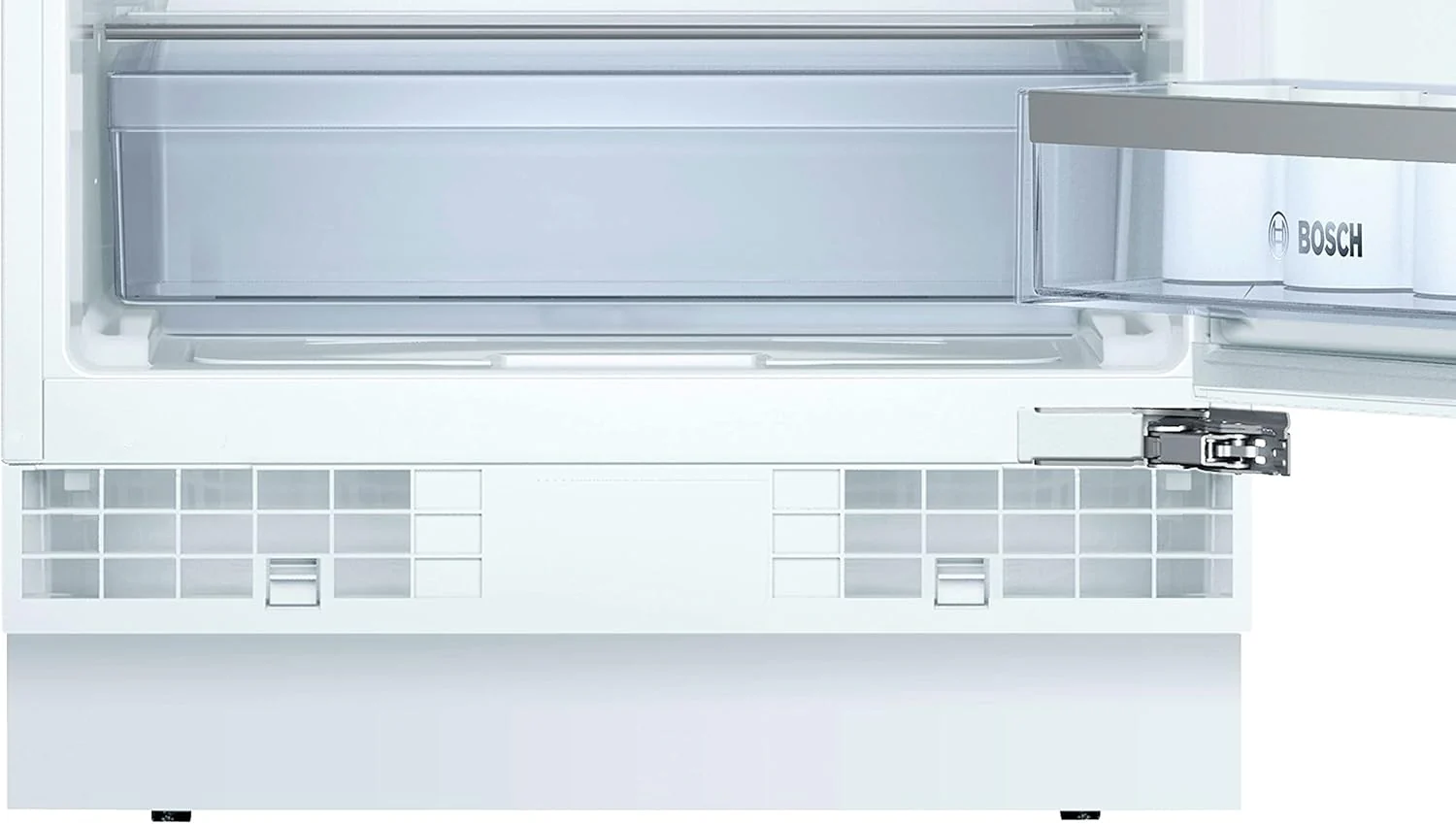 Bosch KUL15AFF0 Serie 6 onderbouwkoelkast, 82 x 60 cm nismaat, 123 L, vlakke scharnieren, Made in Germany, LED-verlichting gelijkmatige verlichting, MultiBox bewaren van groenten en fruit