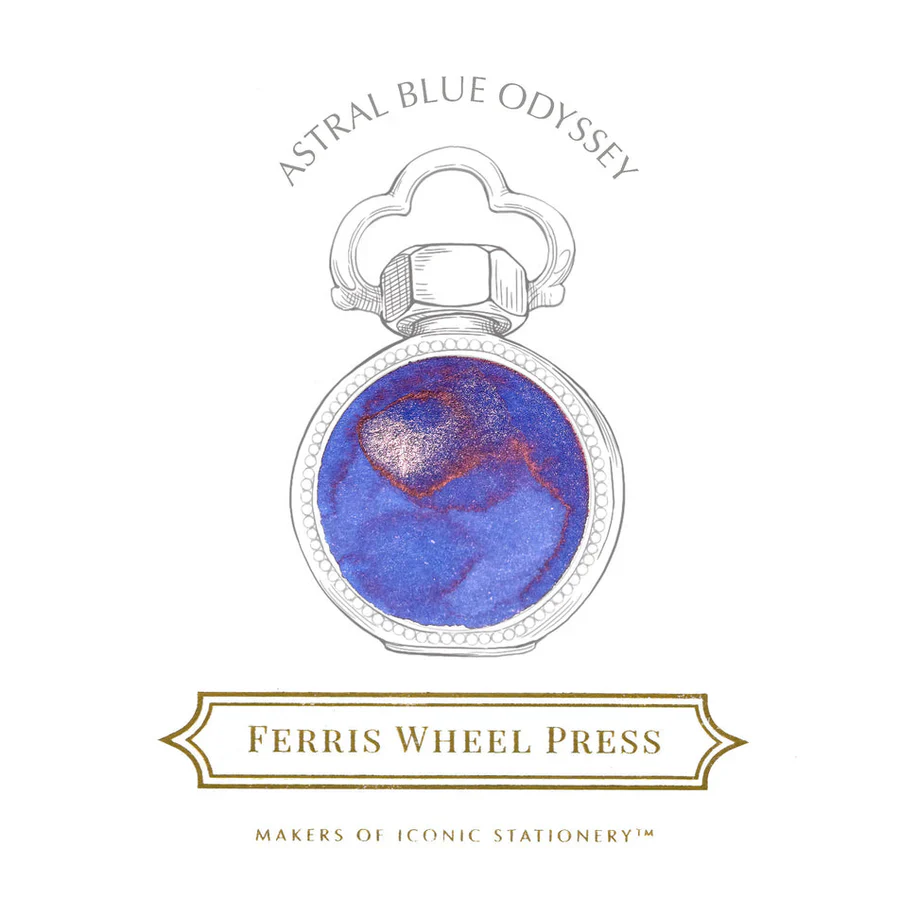 Ferris Wheel Press Fountain Pen Ink - Astral Blue Odyssey