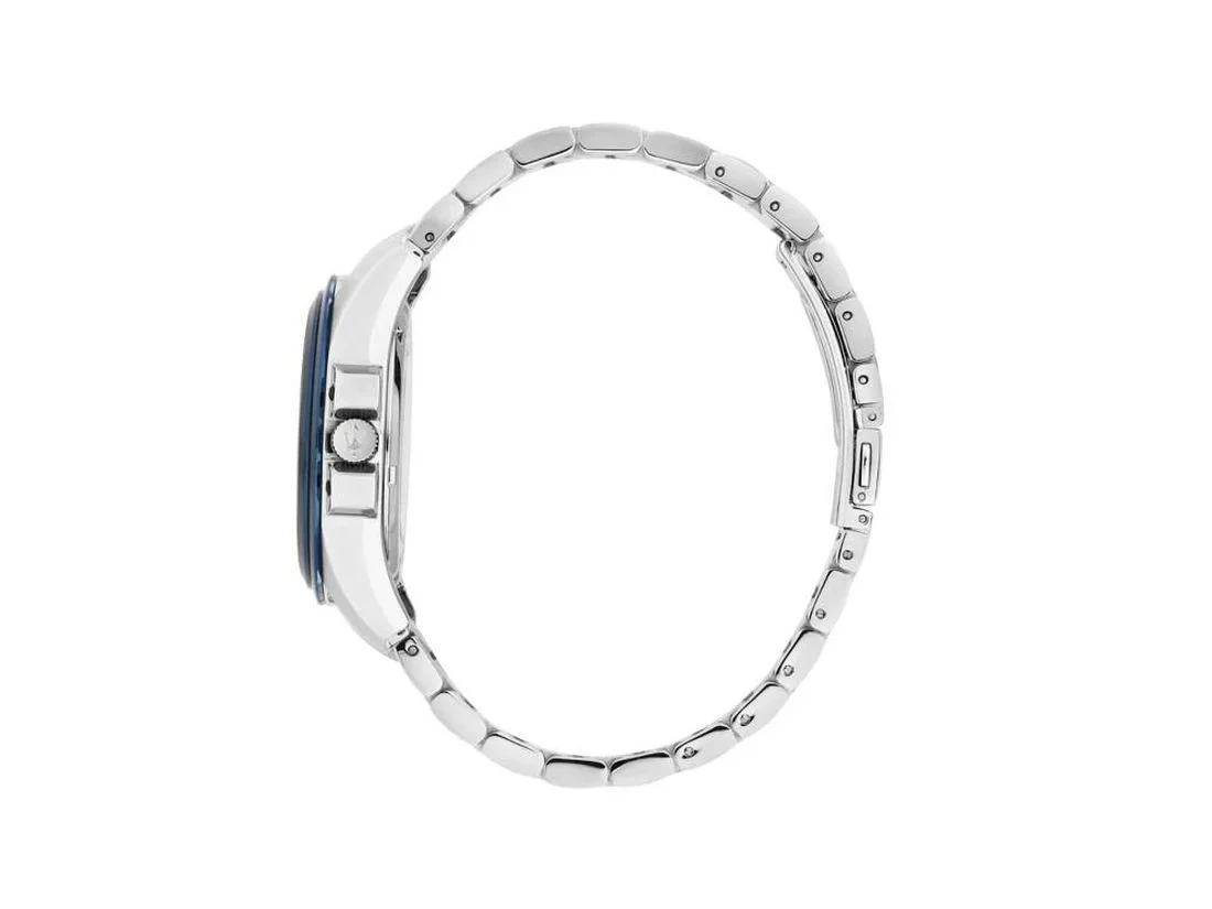 Orologio Maserati Traguardo automatic Skeleton acciaio e lunetta blu R8823112006