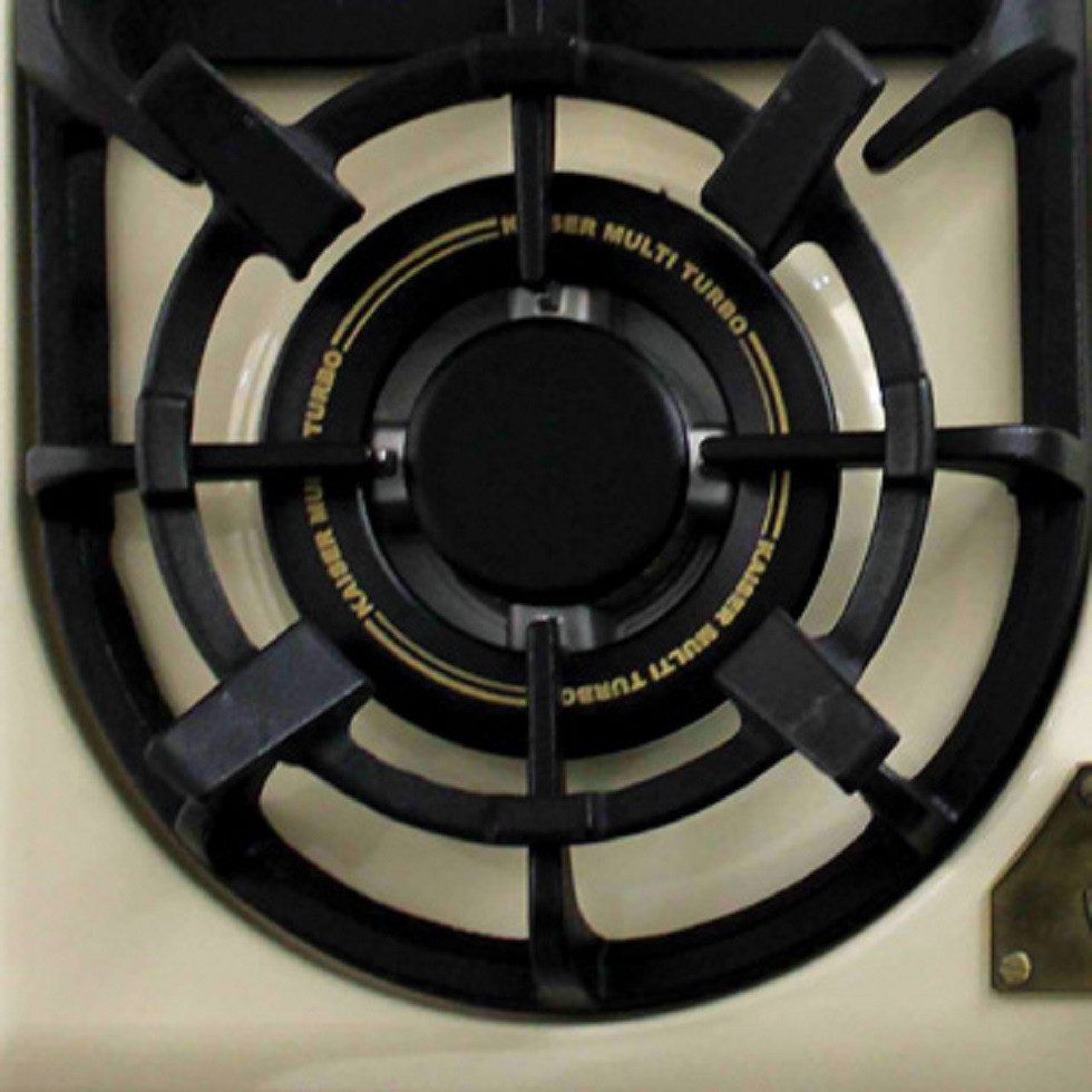 Gas-Kochfeld 60 cm Autark 4 Hochwertige Brenner mit 3 kW WOK KG 6325 ElfEm Turbo