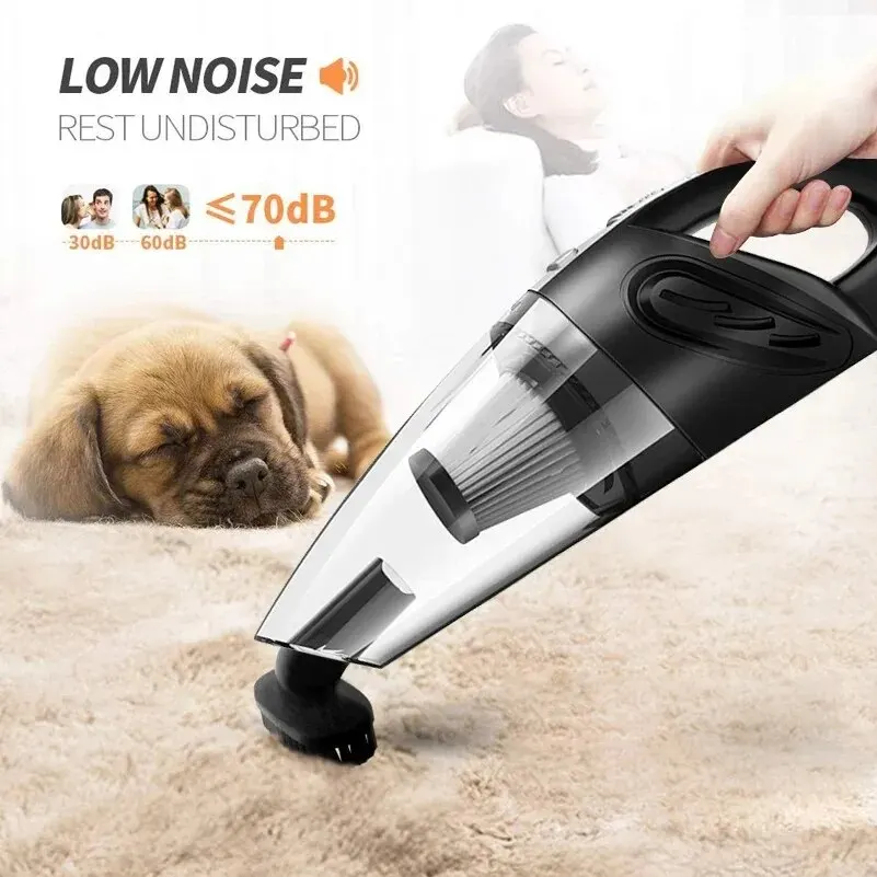 Handheld Vacuum Cleaner �C 9000Pa Cyclone Suction, Cordless & Lightweight for Home, Car & Pet Hair Cleanup