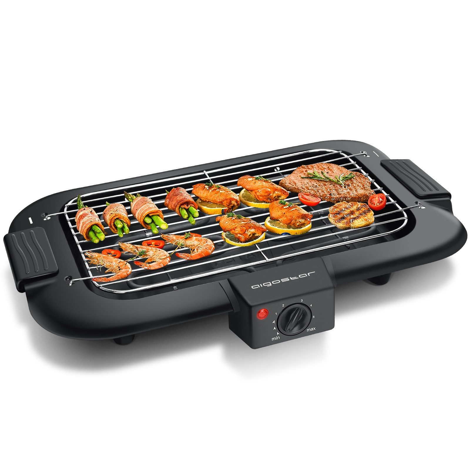Tischgrill Rauchfreier Tischgrill Barbecue Elektrogrill Elektrischer BBQ 2000 W