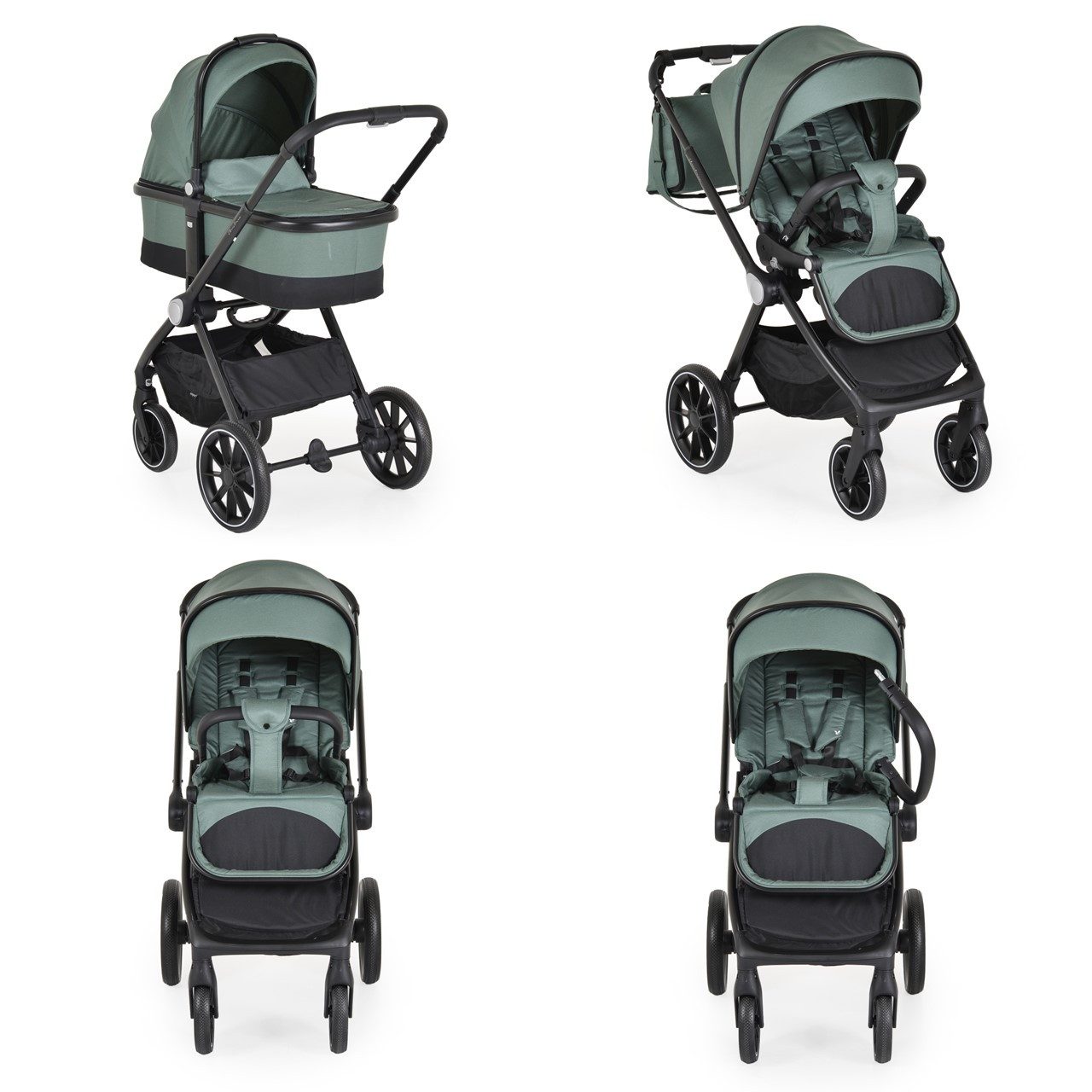 Kombi-Kinderwagen Kinderwagen 3 in 1 Christiano