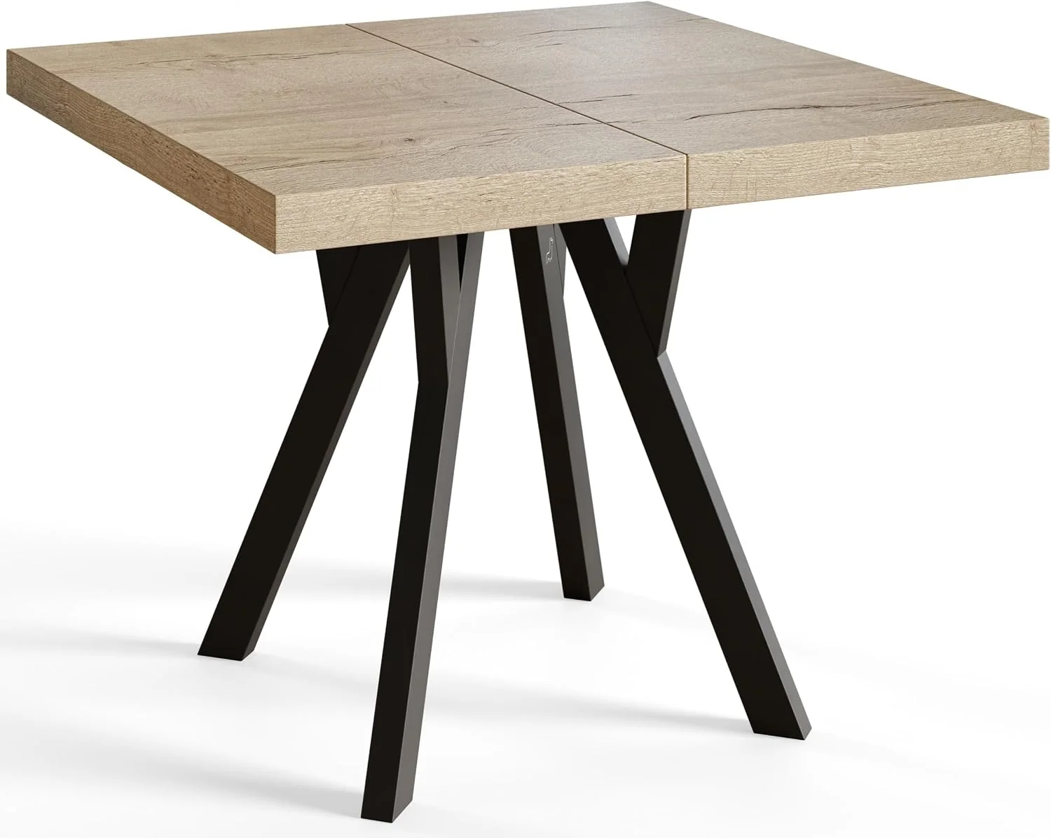 Esstisch Ausziehbar Rico 80-130cm, Halifax, Holzbeine, Modernes Design