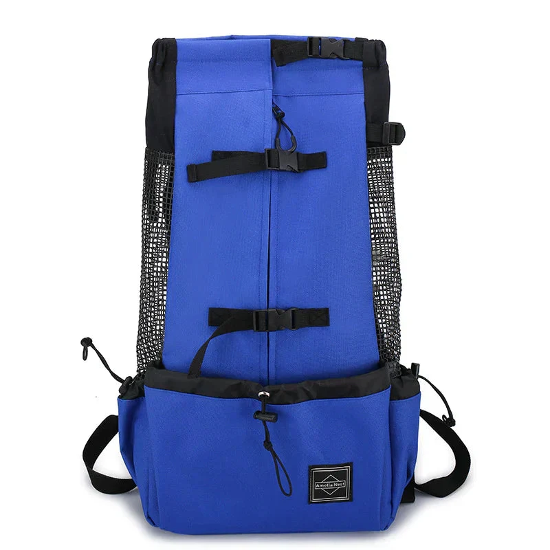 Dog Backpack Carrier �C Ergonomic & Breathable with Built-In Safety Harness