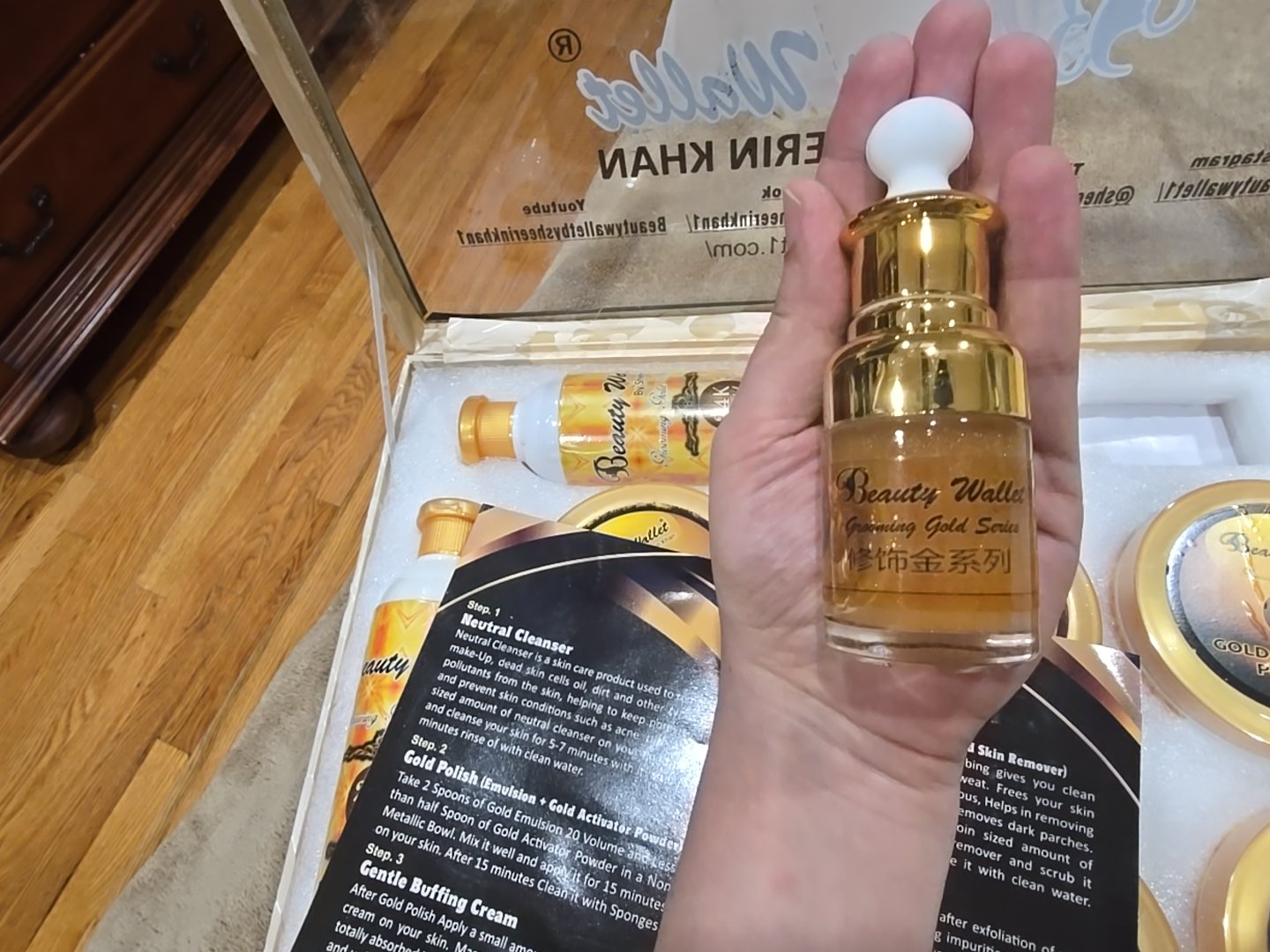 Beauty Wallet 24k Gold Facial Kit