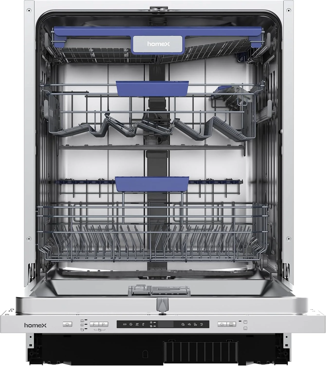 homeX DWFI601442A Geschirrspüler 60 cm Spülmaschine vollintegrierbar EEK A