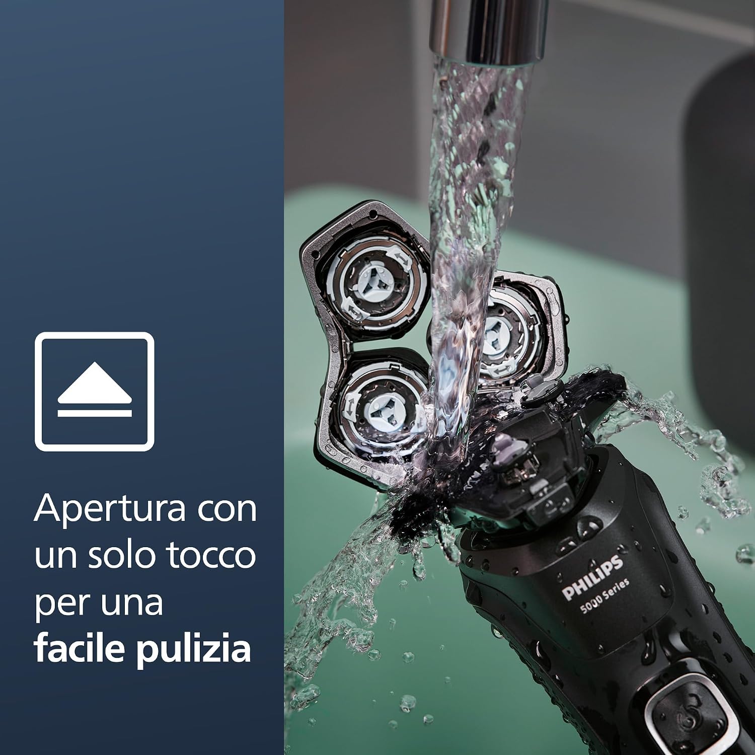 Philips Shaver Serie 5000, Rasoio Elettrico Wet & Dry (modello S5898/50)