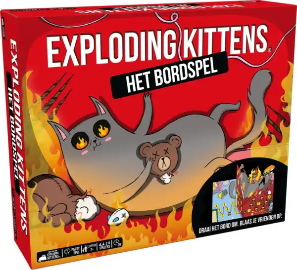 Exploding Kittens Het Bordspel bordspel - Chaos op bord