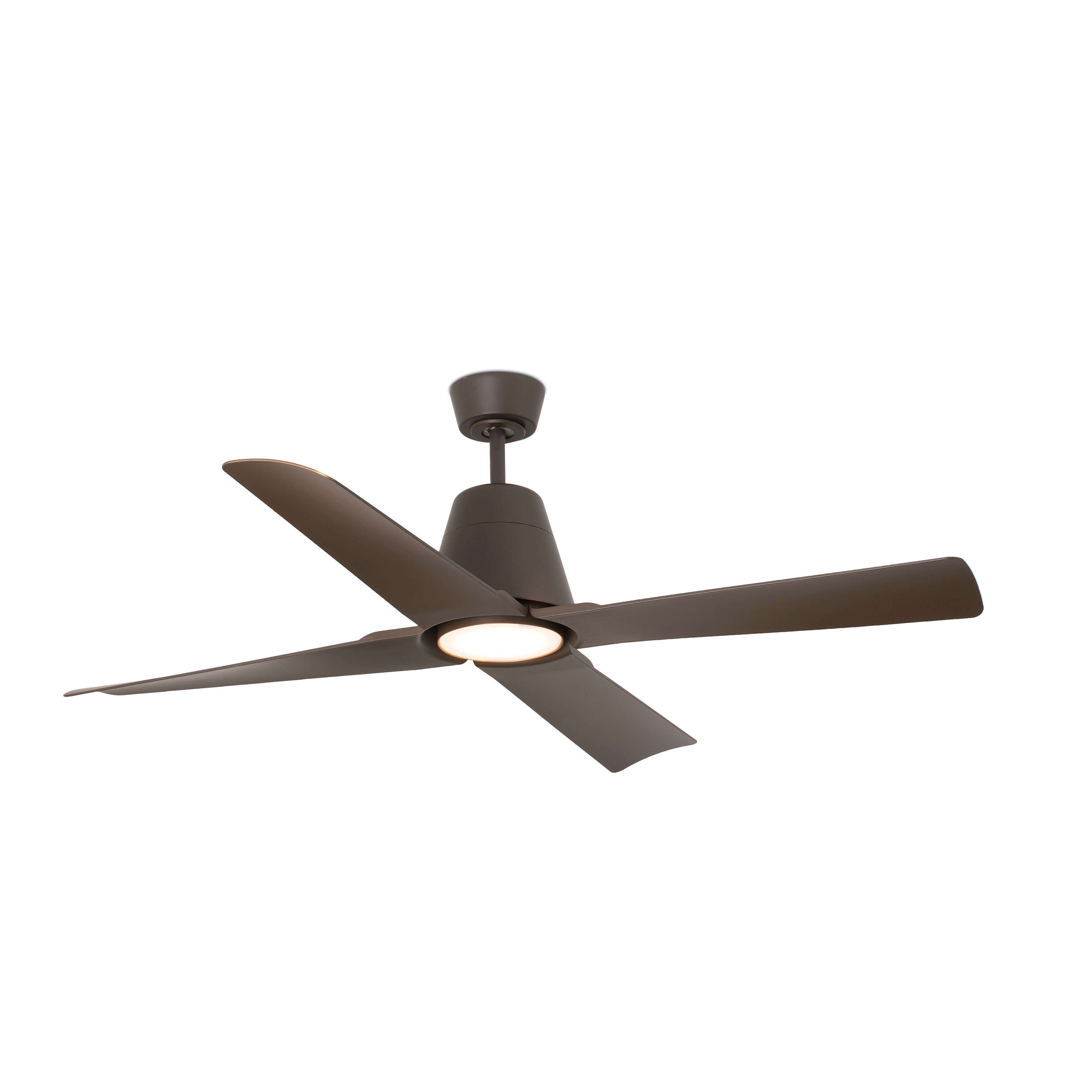 Deckenventilator Outdoor DC Deckenventilator Typhoon BR-BR mit LED