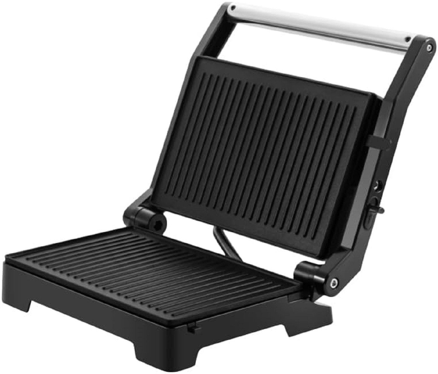 Elektrogrill Mini-Elektrogrill 1000W Multifunktional mit Antihaftplatten