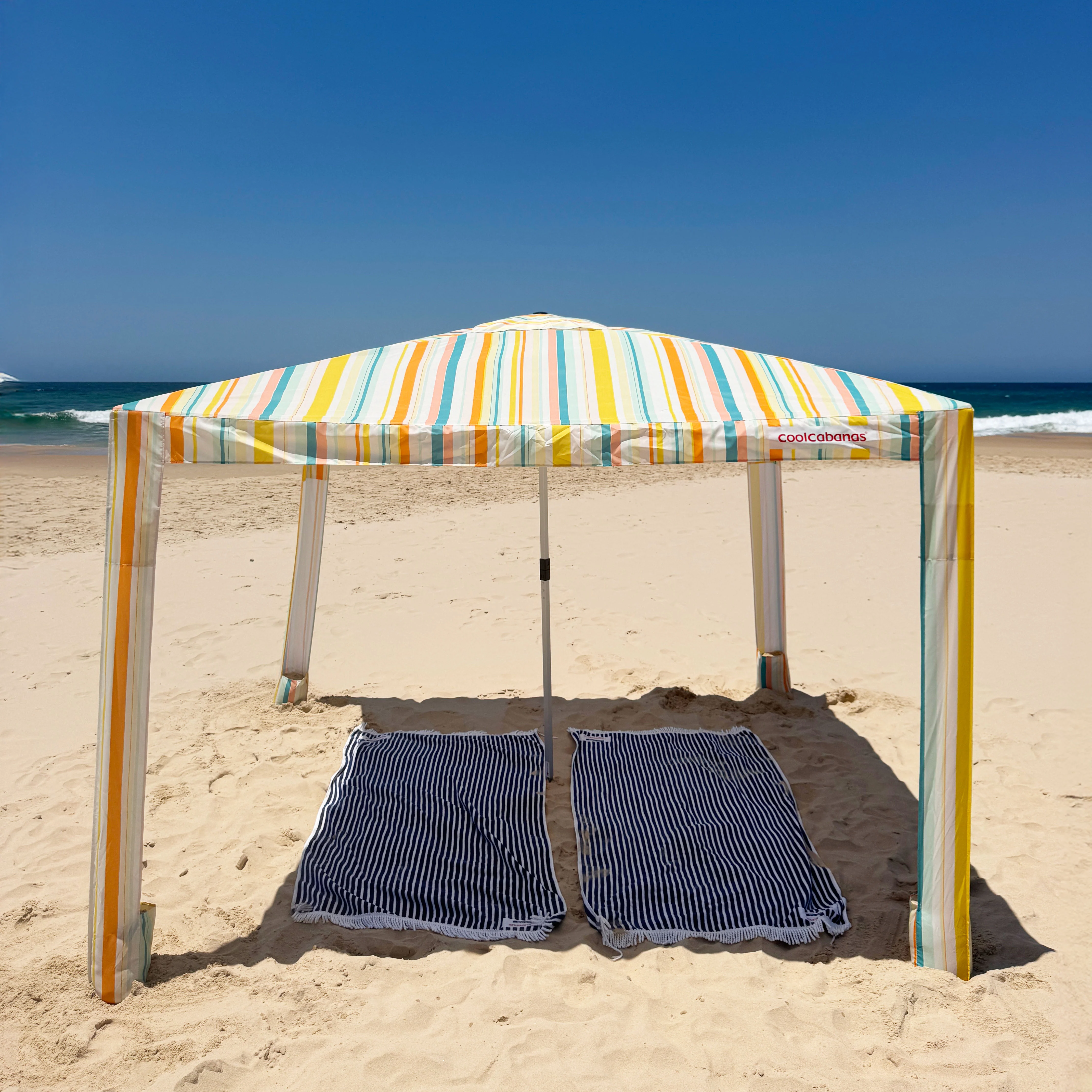 CoolCabana 5 Ombreggiatura da Spiaggia - Protezione UPF 50+, Ampia Zona d’Ombra