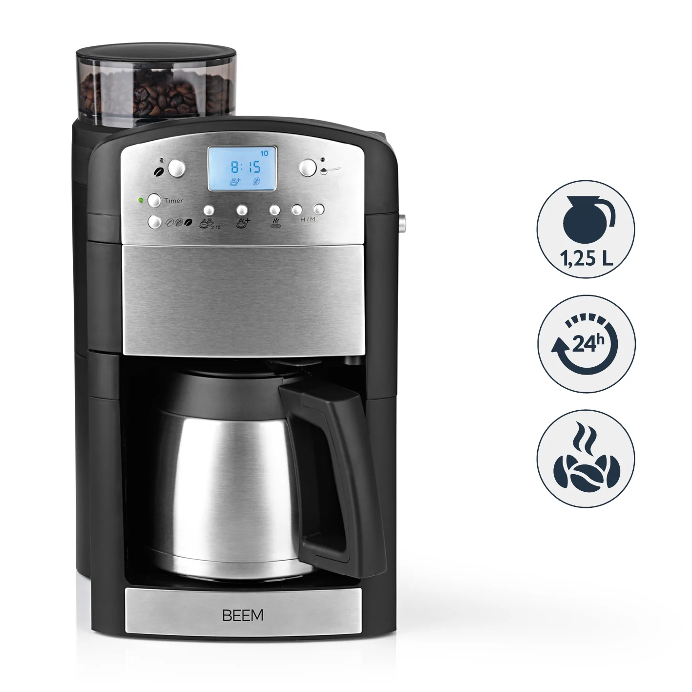 2025 FRESH-AROMA-PERFECT Filterkoffiemachine met Maalwerk - Thermoskan