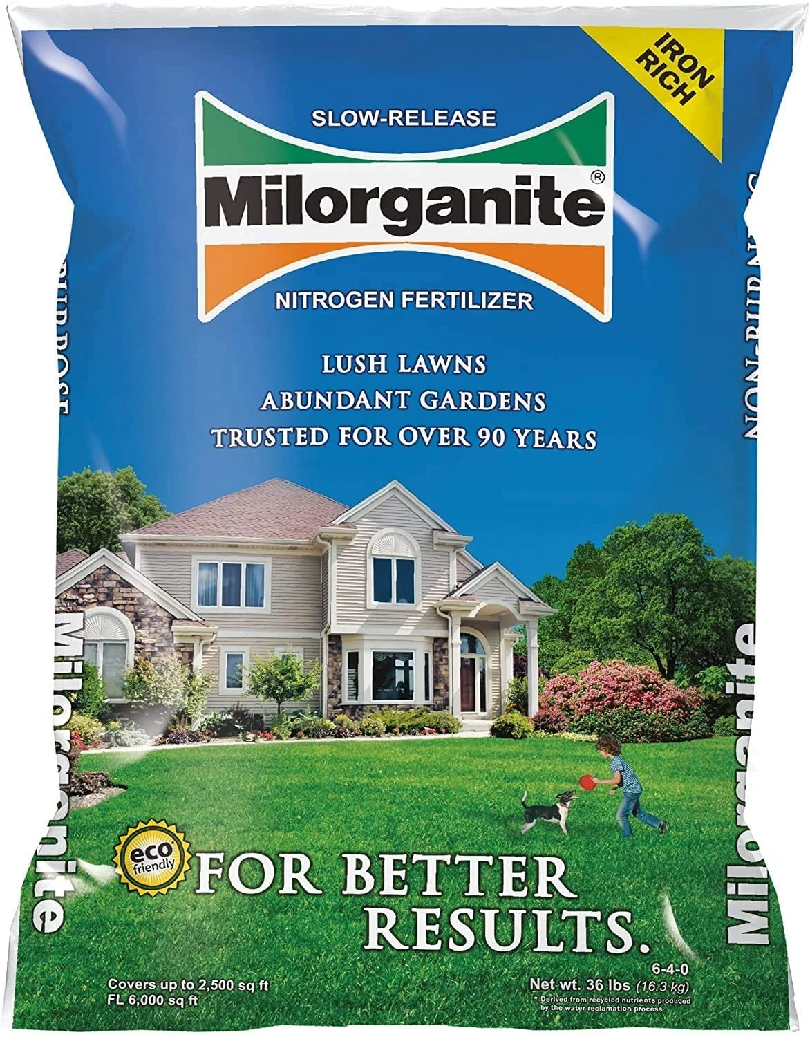MILORGANITE Organic Nitrogen Fertilizer, 32 lb