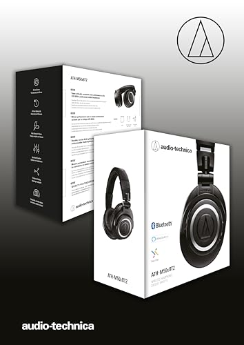 Audio Technica ATH M50xBT2 Cuffie wireless Nero