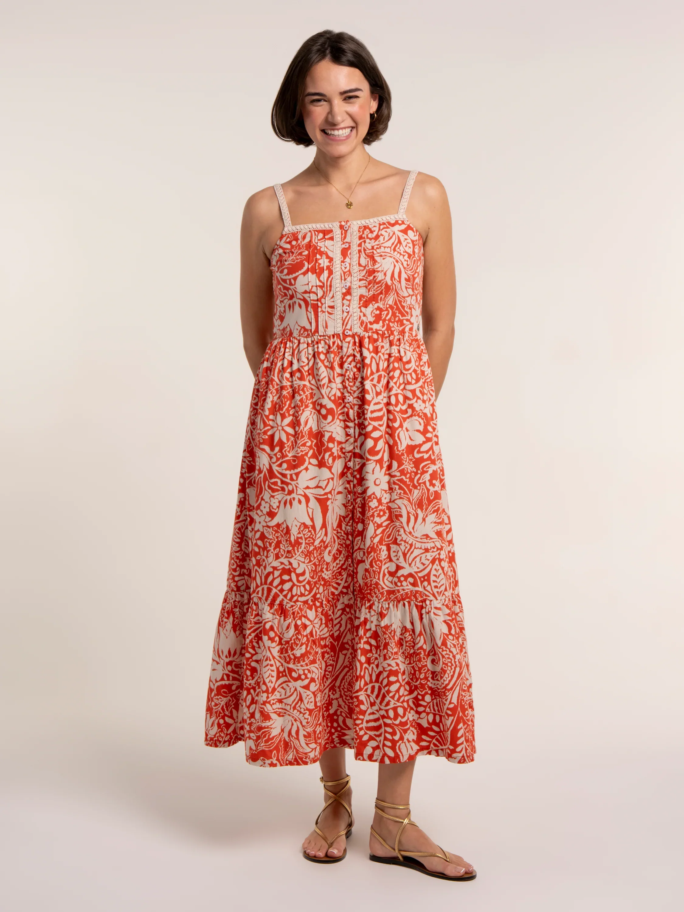 Brakeburn Catarina Floral Dress