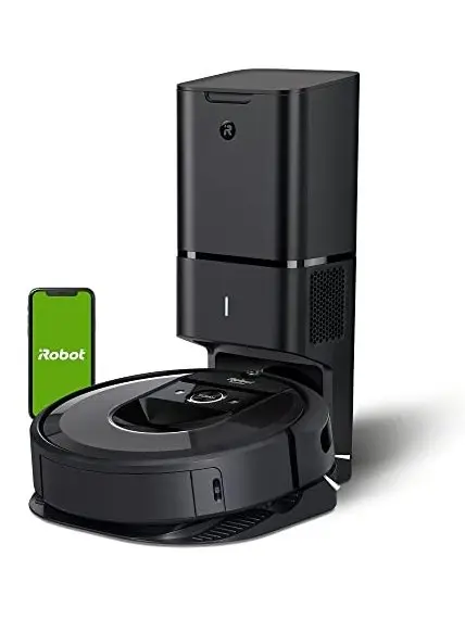 iRobot Roomba i7  (7550) Robot Vacuum with Automatic Dirt Disposal   Empties Itself for up to 60 Days, Wi Fi Connected, Smart Mapping, Works with Alexa, Ideal for Pet Hair, Carpets, Hard Floors