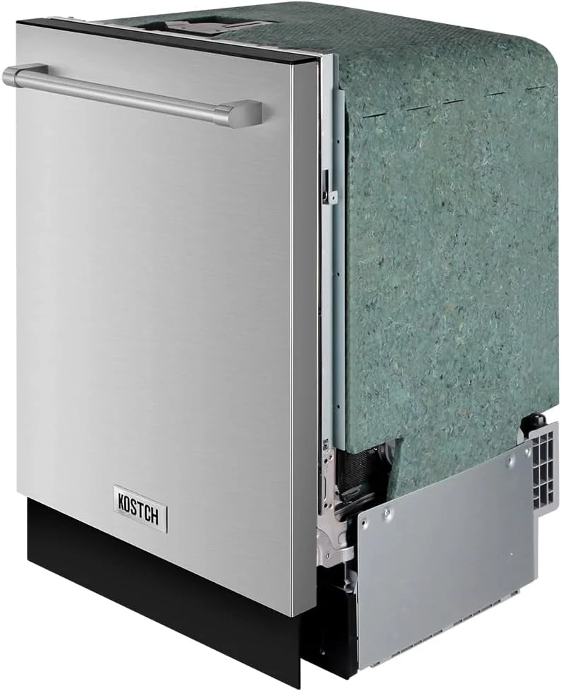 Large Capacity 24 inch Top Control Built-In Dishwasher with Third Rack �C ENERGY STAR Certified, 47-dBA Ultra-Quiet, Stainless Steel (Stainless Steel)