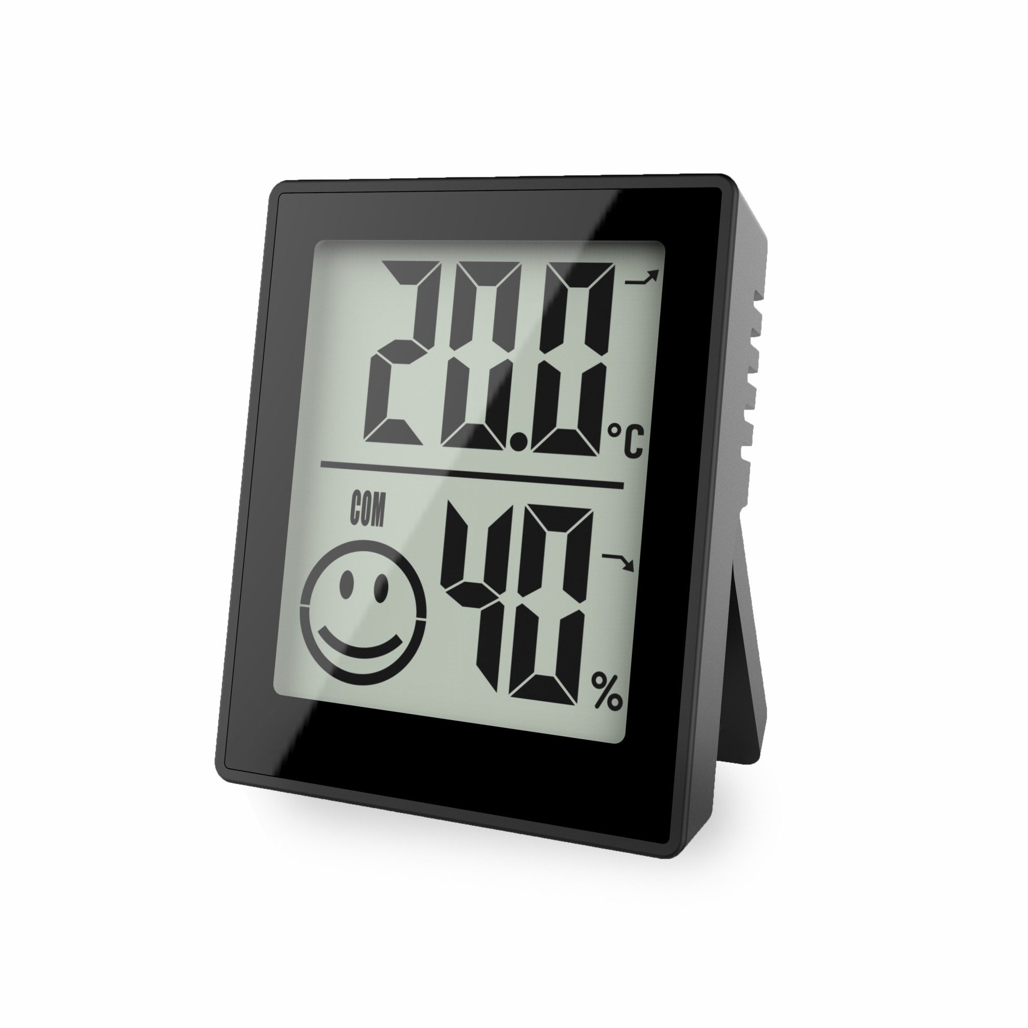 Klimamesser 4x Thermo-/Hygrometer 3er Set mit Smiley-Anzeige