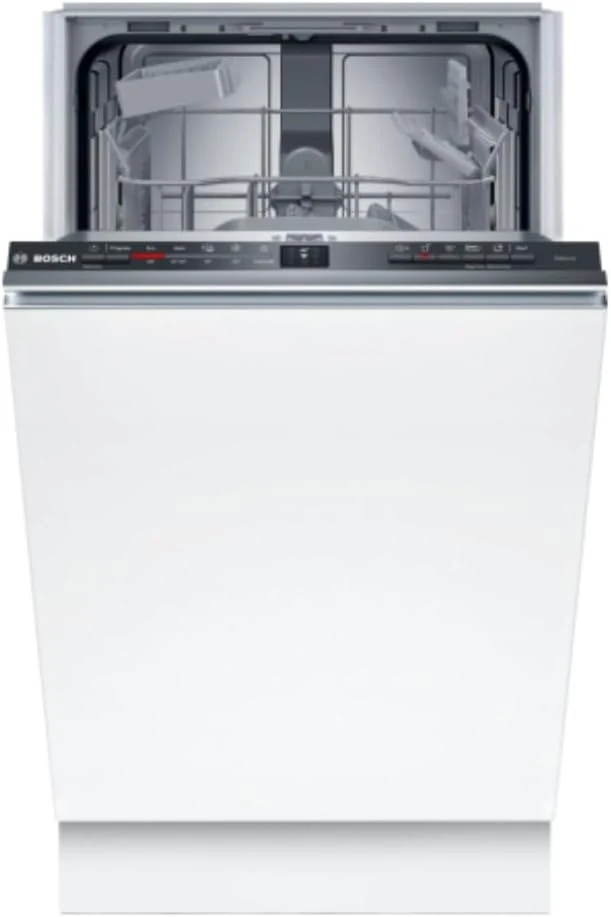 Bosch Geschirrspüler, 45 cm, Silber, Einbau-, Serie 2, 10 Gedecke, SPV2HKX02E