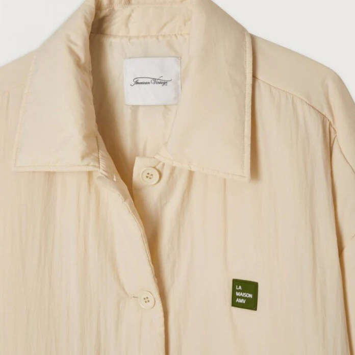 Women��s Zotcity Oversized Jacket �C Ecru Long Sleeve Buttoned Jacket