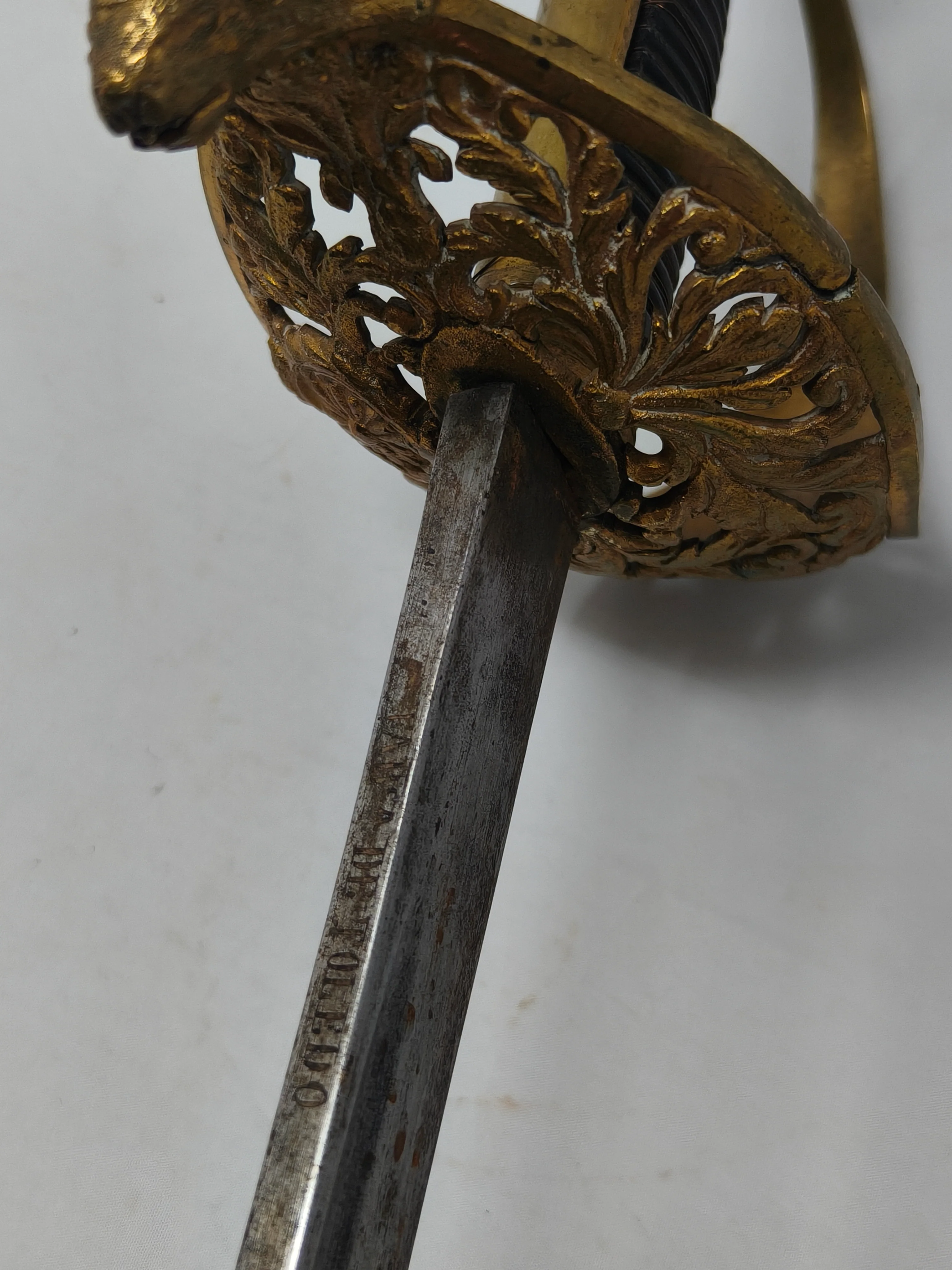 Quartermaster ceremonial Saber. Alphonso XIII Spain