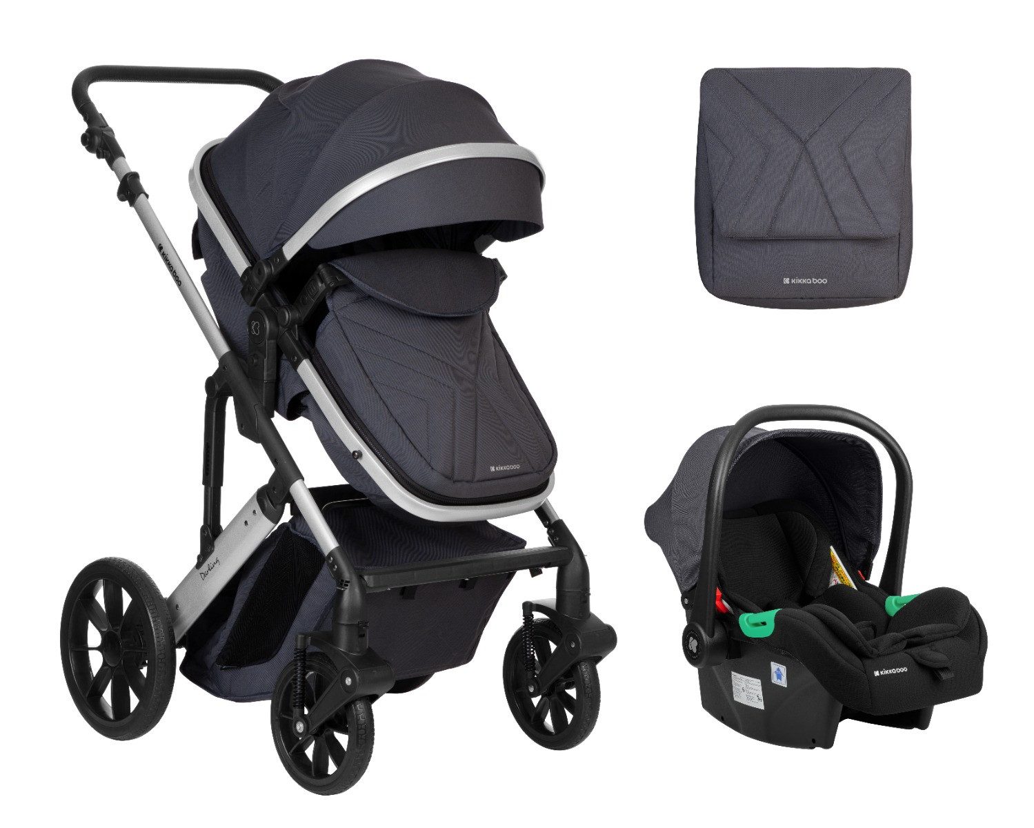 Kombi-Kinderwagen Kinderwagen Darling 3 in 1