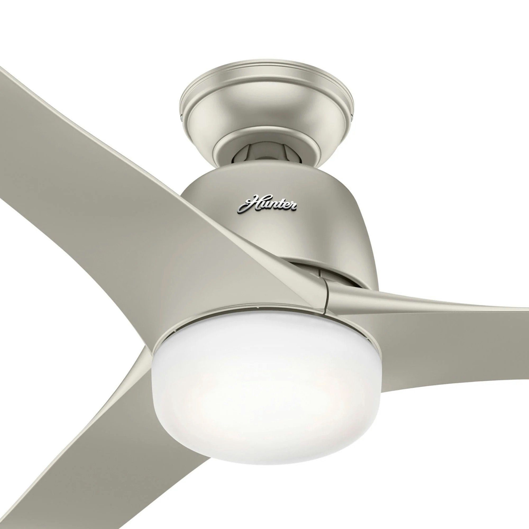 Deckenventilator Deckenventilator Harmony Nickel mit Licht & Fernbedienung