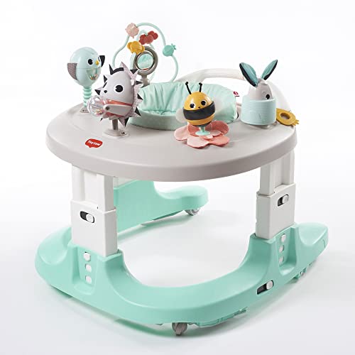 Tiny Love Here I grow 4 in 1 Centro Attività Bambini, Girello, Primi Passi per bambini, Giocattoli Interattivi, Altezza Regolabile, Seduta Girevole a 360°, 6 18 mesi, collezione Magical Tales : Prima infanzia