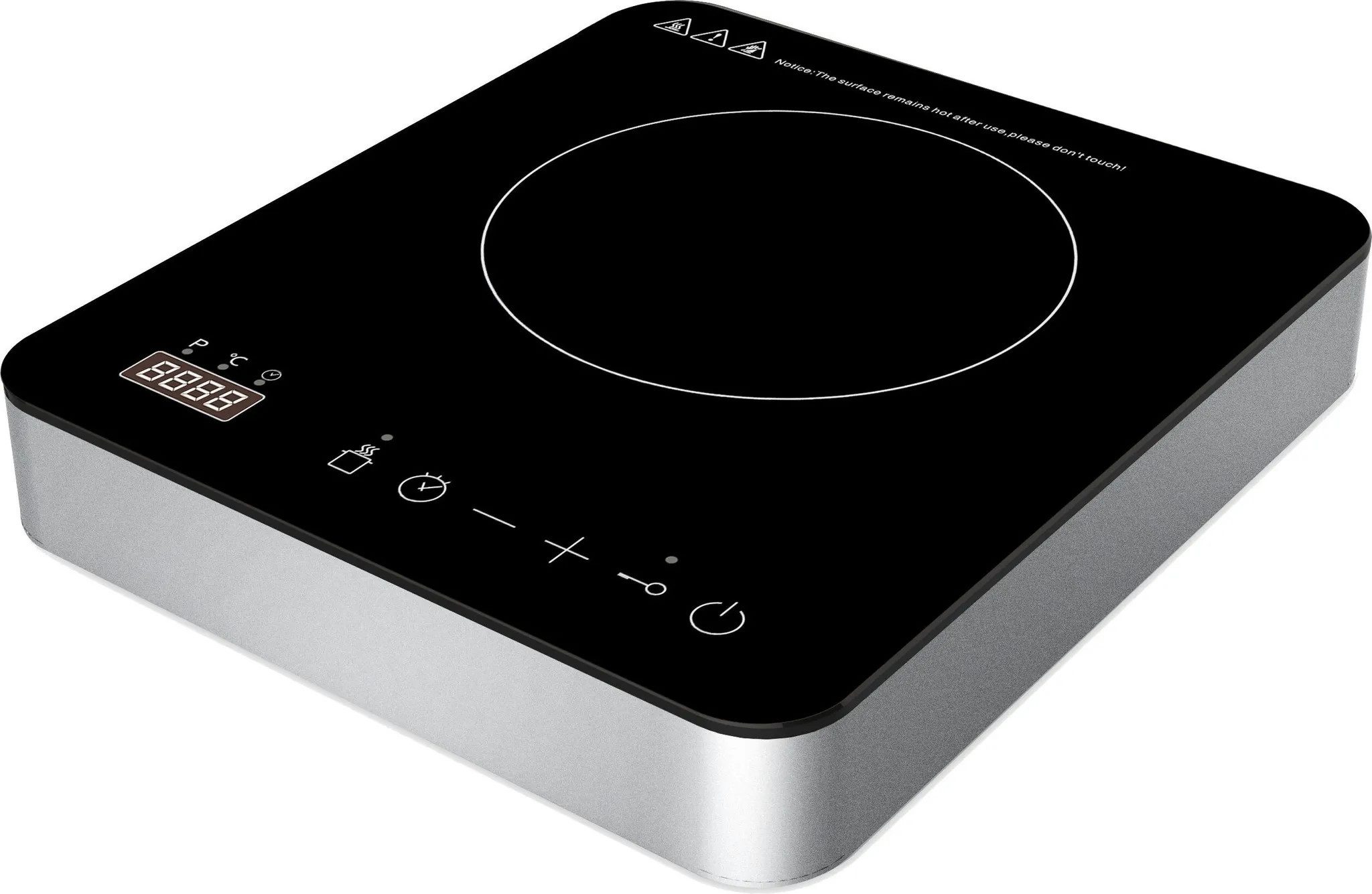 Einzel-Induktionskochplatte Induktionskochplatte 2000 W Touch-D. Induktion Camping Kochplatte Koch