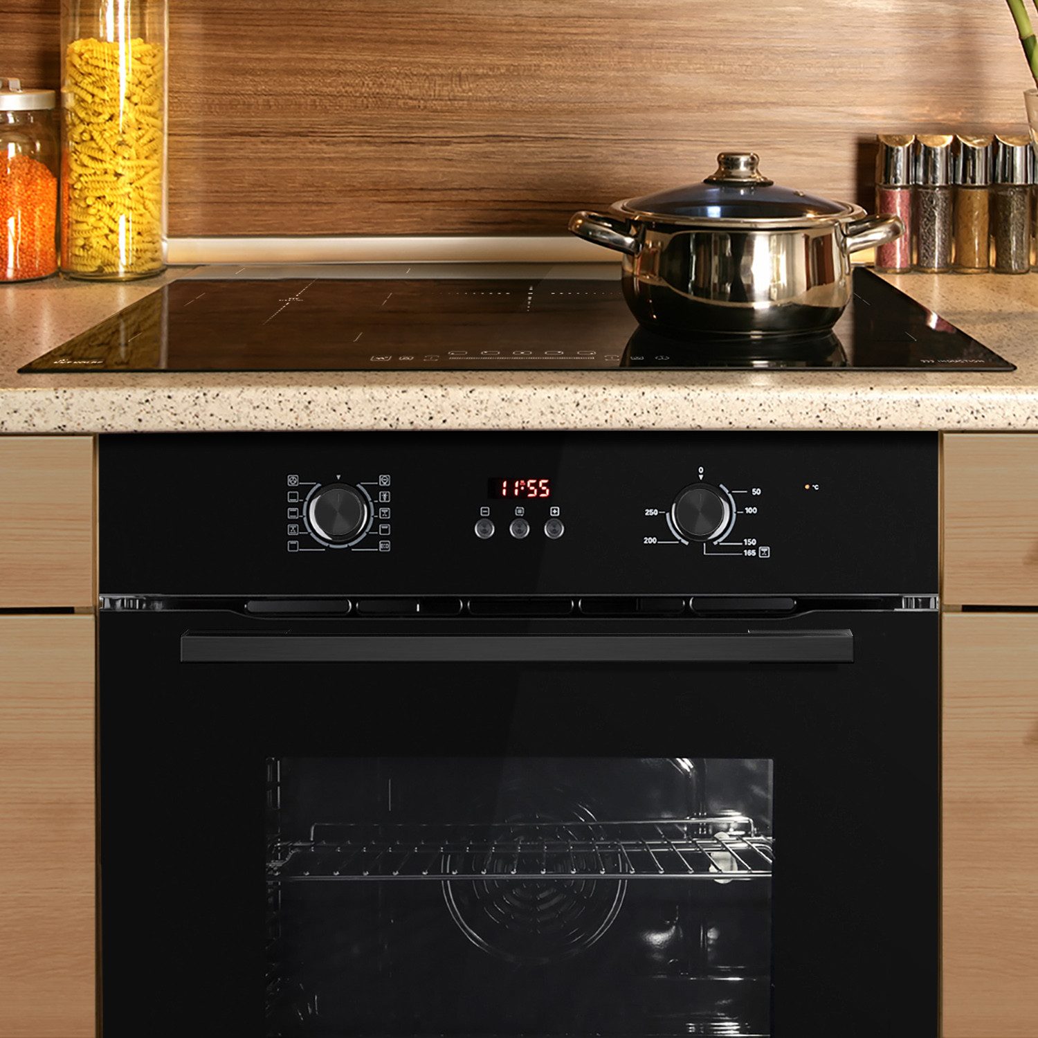 Backofen-Set Backofen und Induktionskochfeld SET8005FBIH77FZ