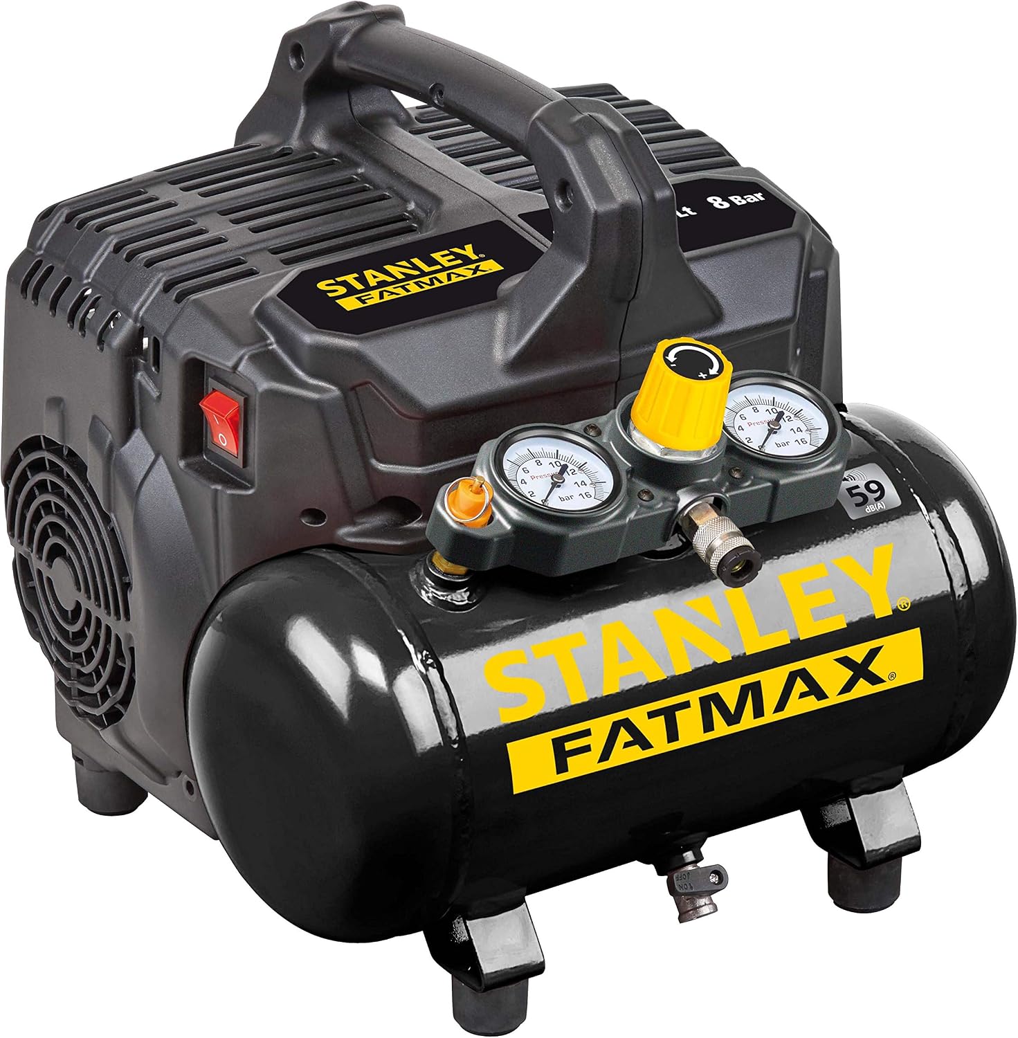 STANLEY FATMAX Compressore d'aria silenzioso DST 101/8/6