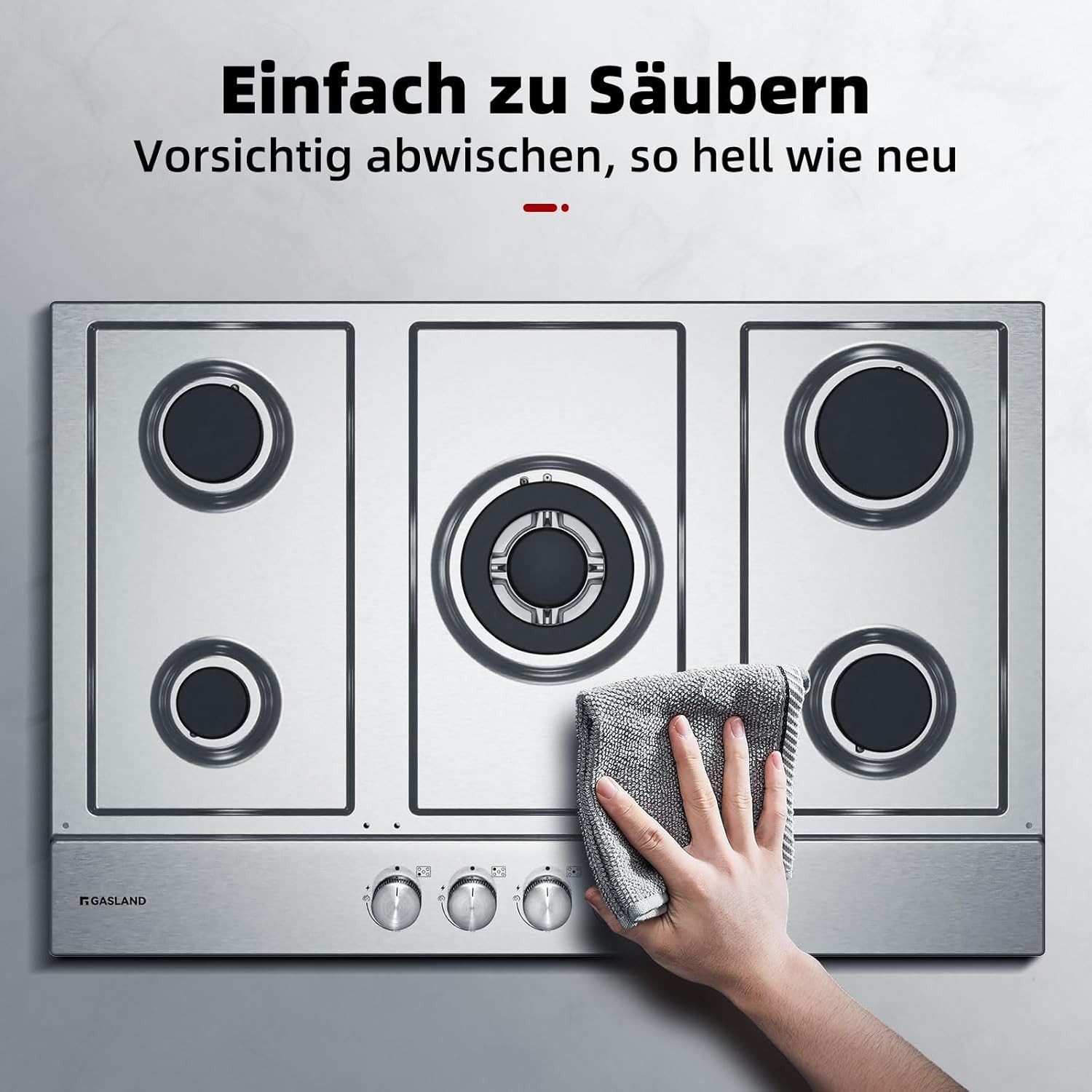 Gas-Kochfeld GH2705SS1FC