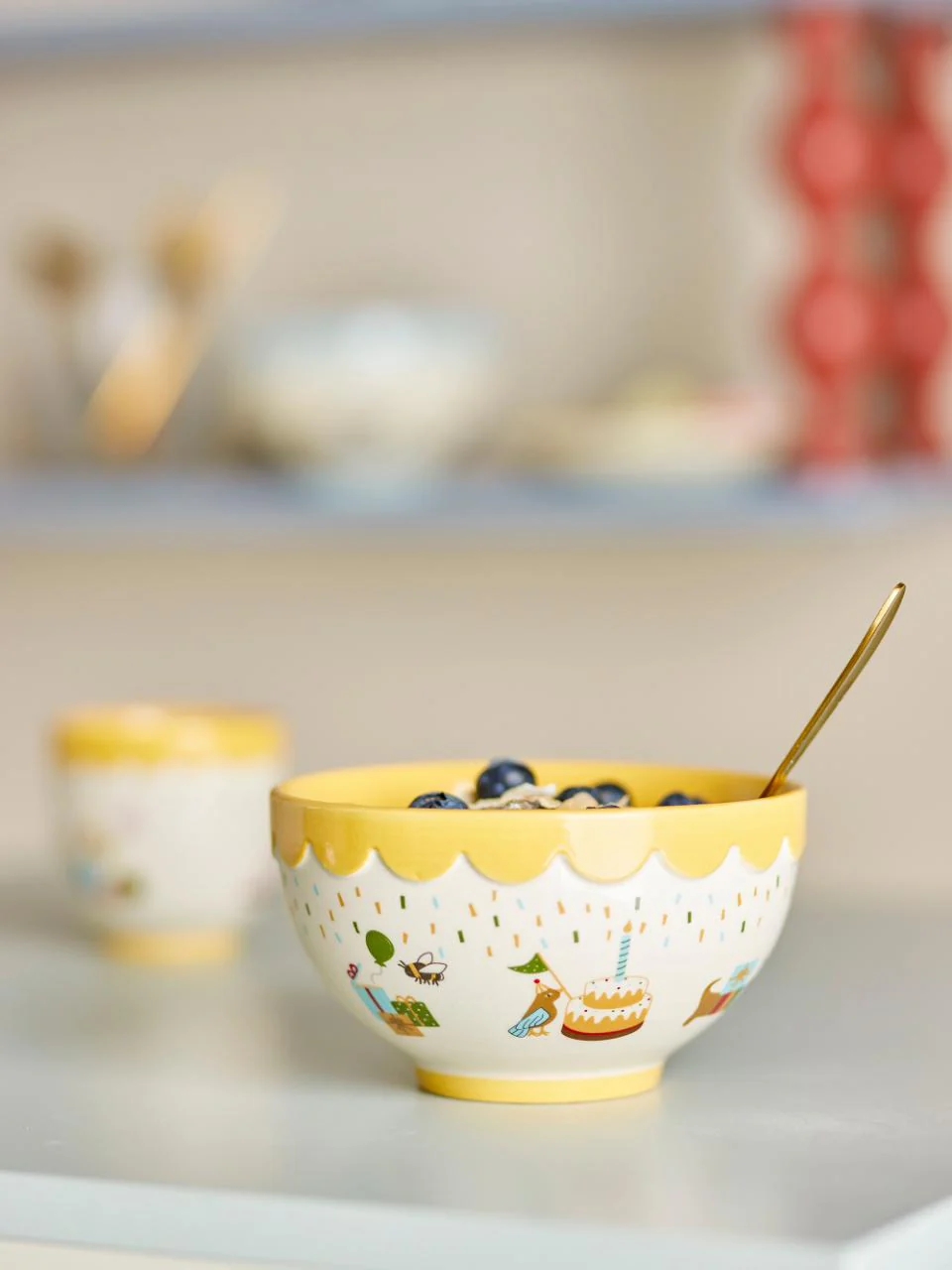 Bloomingville Celebrate Bowl Yellow