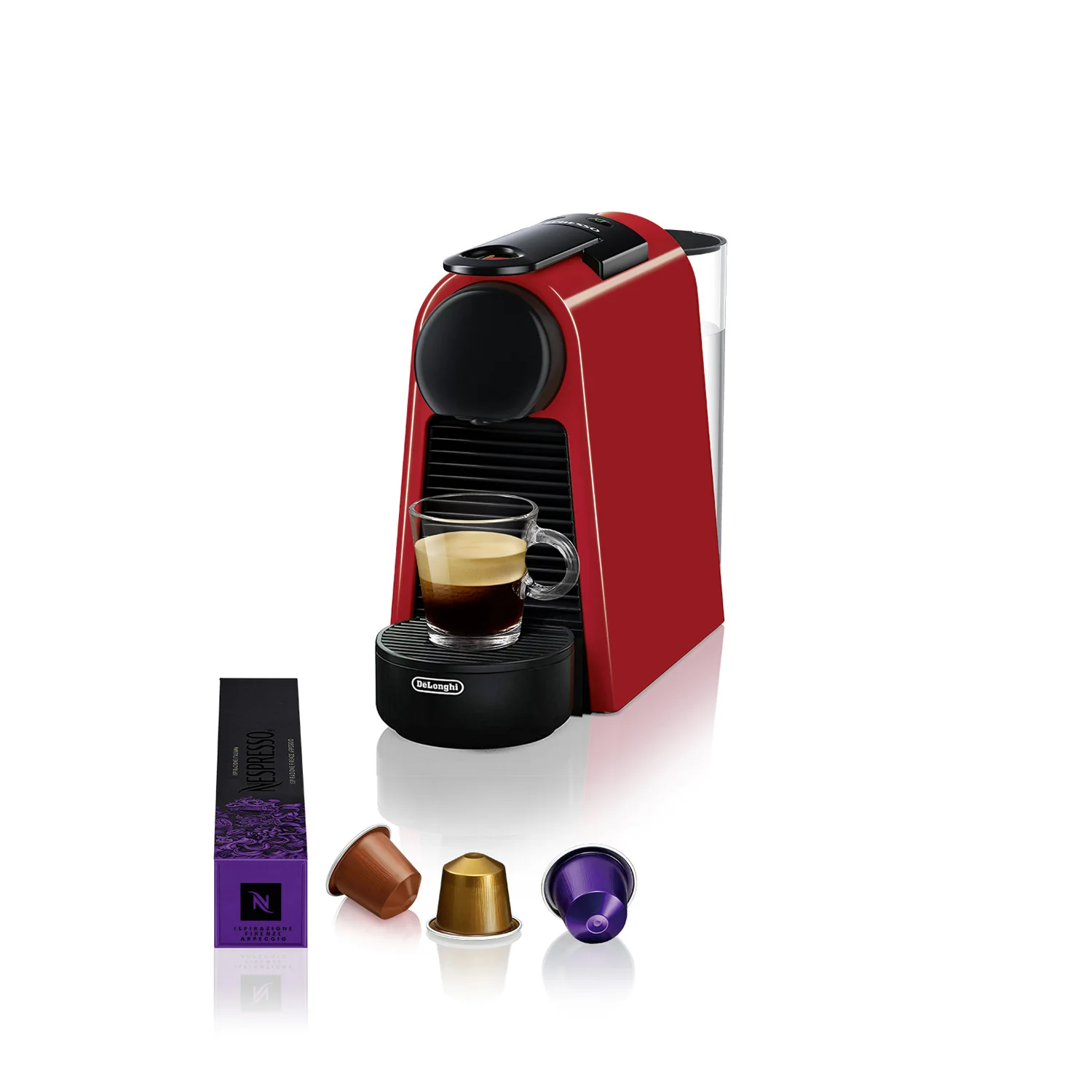 DE LONGHI M.CAFFE CAPS 19BAR 0.6LT ESS.MINI NESPRESSO ROSSO