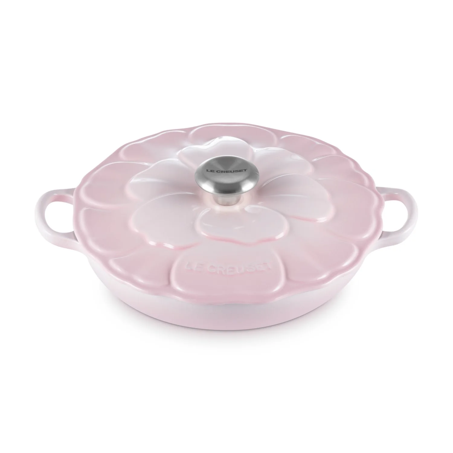 Le Creuset Pfanne Gourmet-Profitopf Flower Shell Pink 26cm
