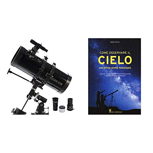 Celestron CE21049 Powerseeker 127EQ Telescopio Riflettore da 127 mm con Accessori e Treppiede in All   Come osservare il cielo con il mio primo telescopio : Elettronica