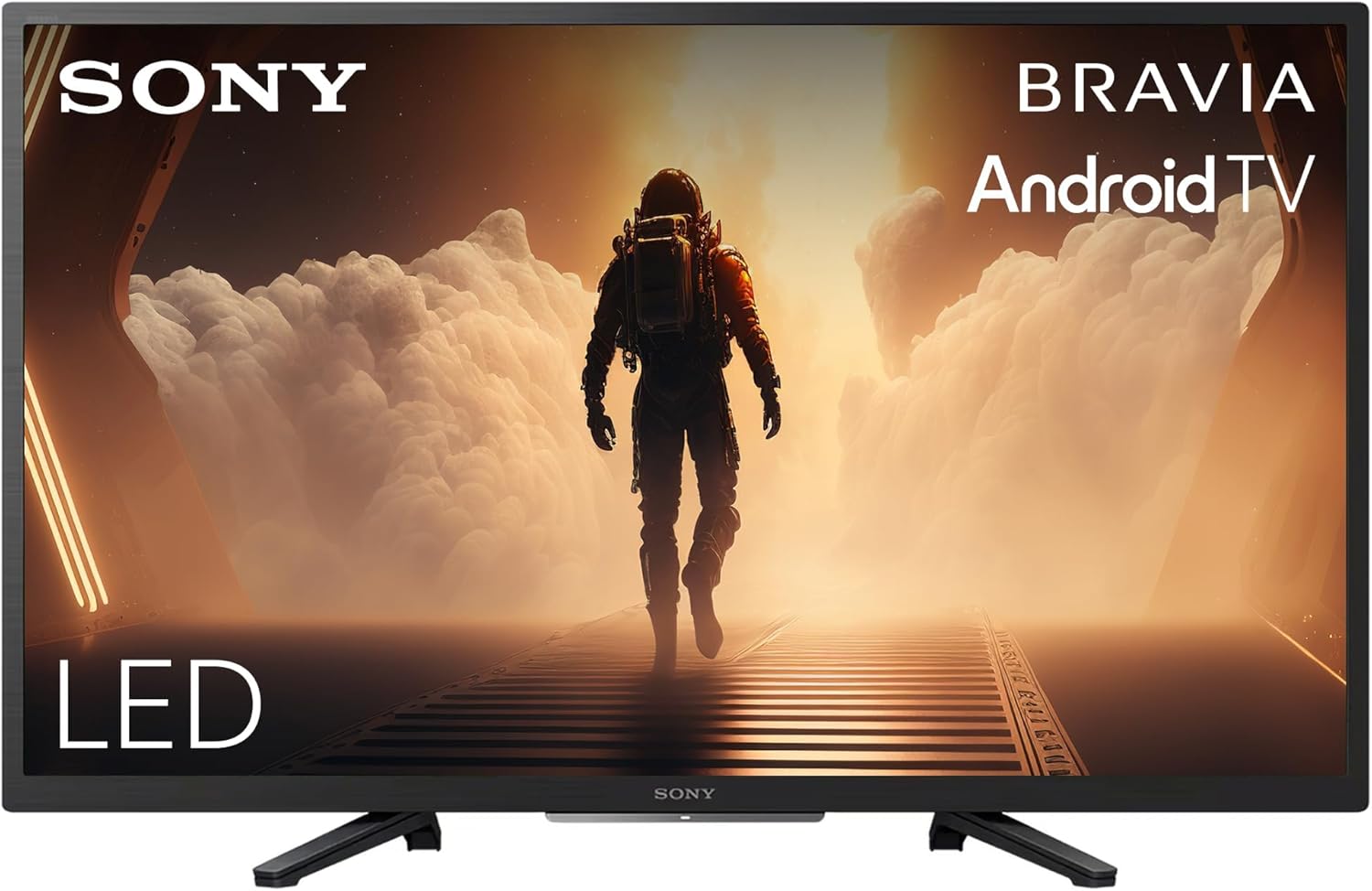 BRAVIA KD-32W800 - Smart TV 32 pollici, HD Ready LED, HDR, Android TV, KD32W800PAEP [Classe di efficienza energetica F]