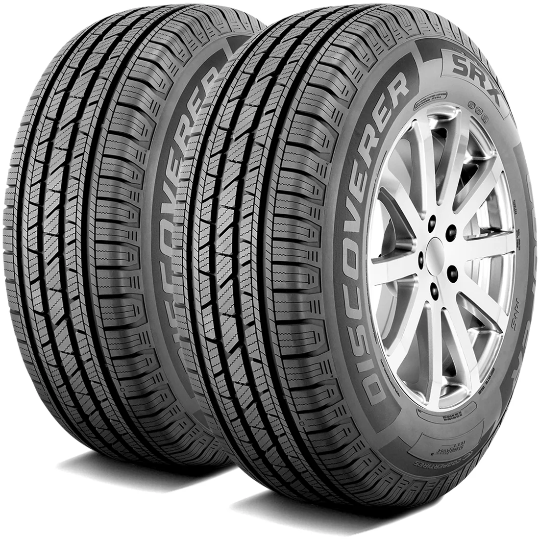 Coppia di 2 (DUE) pneumatici Cooper Discoverer SRX 265/65R17 112T AS A/S per tutte le stagioni. Adatto a: Toyota Tacoma Pre Runner 2005-15, Toyota Tundra Limited 2000-06