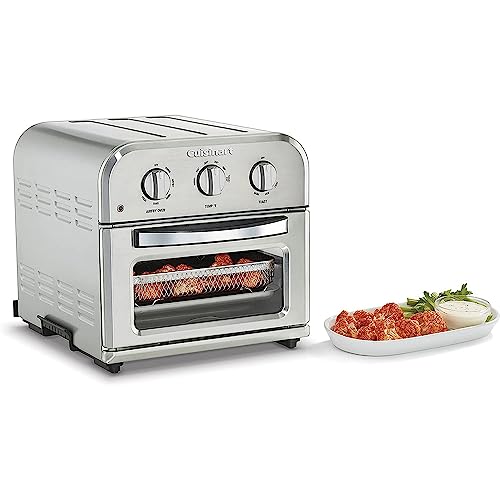 Cuisinart TOA 26FR Compact AirFryer Convection Toaster Oven Stainless Steel (Renewed): Home & Kitchen