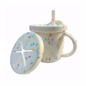 Baby 4 Way Training Cup with Snack Pot Lid