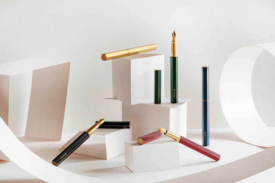 YSTUDIO Classic Revolve Fountain Pen - Brass