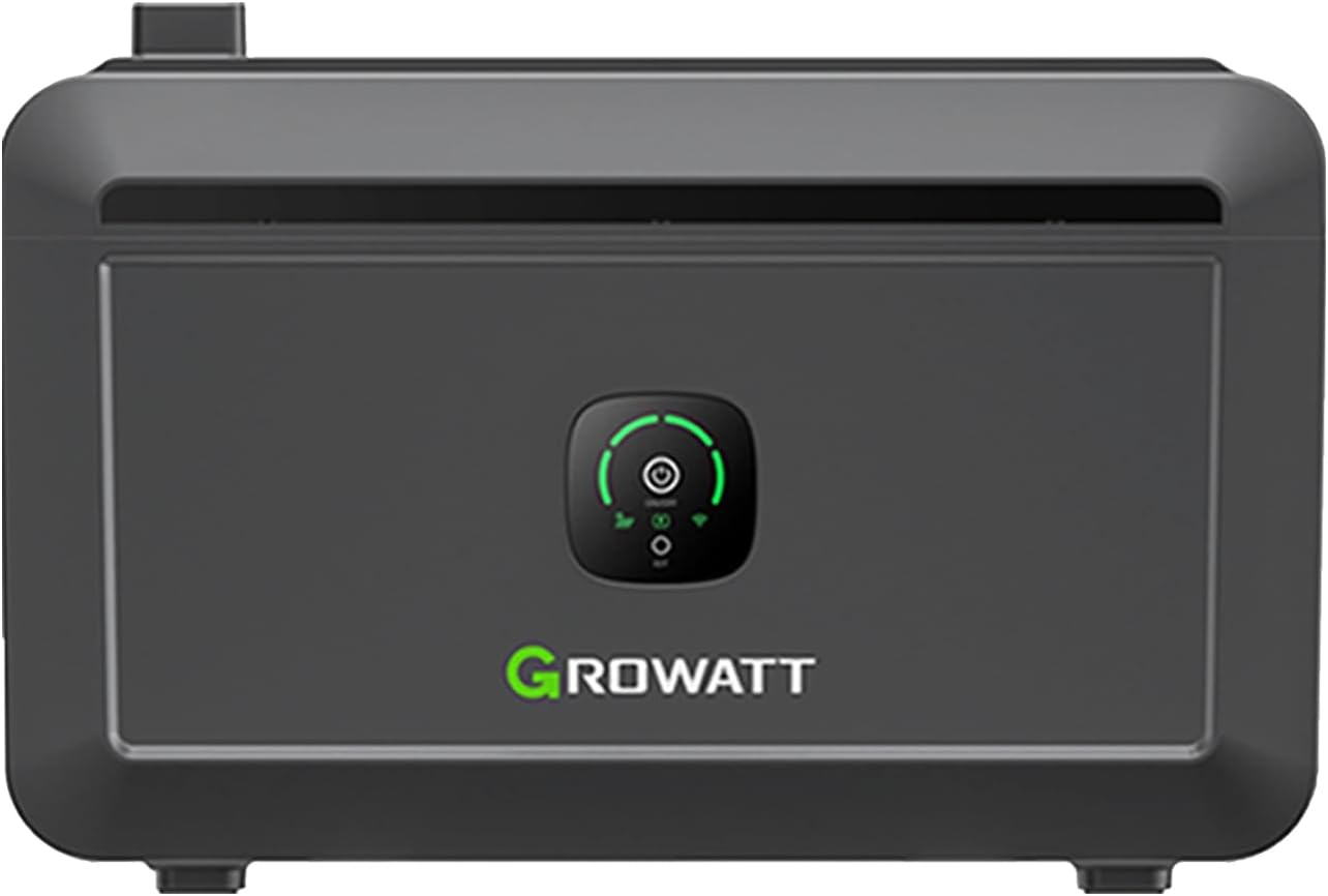 Batteriespeicher für Balkonkraftwerke Growatt NOAH 2000 mit 2,048 kWh, LiFePO4 und IP66