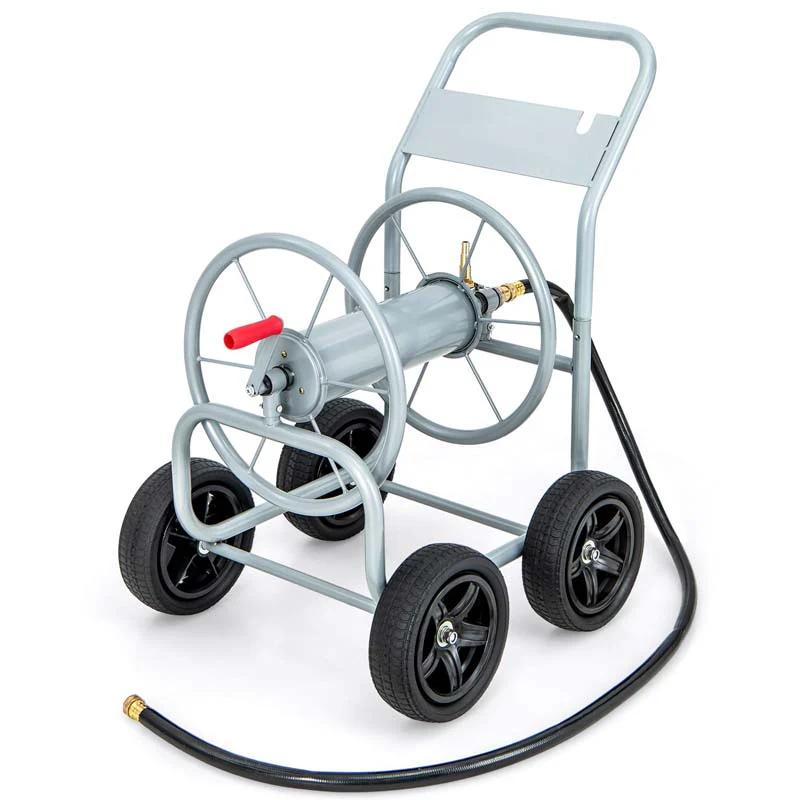 Garden Hose Reel Cart Holds 330 FT of 3/4