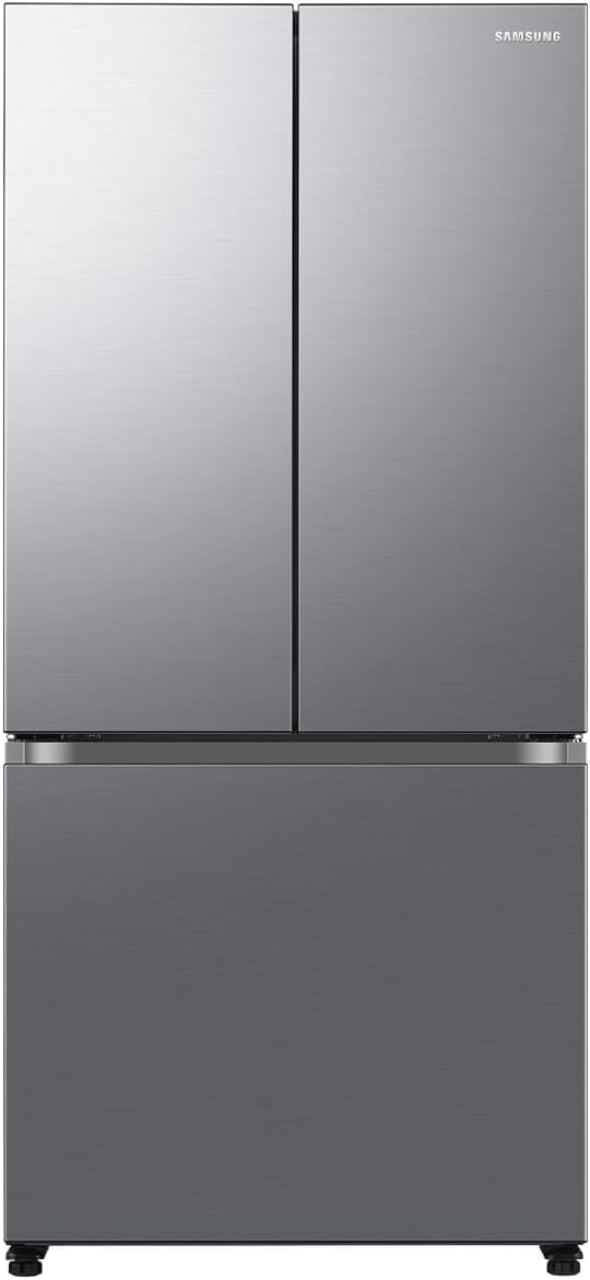 Samsung Frigorifero 3 Porte AI RF50C510ES9/EF, WiFi+AI Energy Mode, Twin Cooling Plus, 496 L, LxAxP: 81,7 x 177,6 x 71,5 cm, Metal Inox