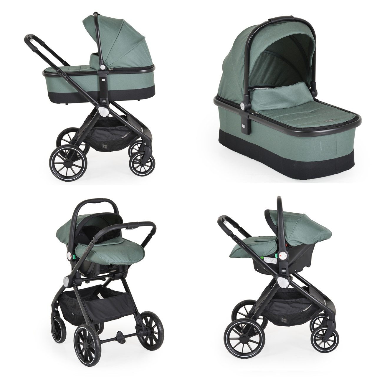 Kombi-Kinderwagen Kinderwagen 3 in 1 Christiano