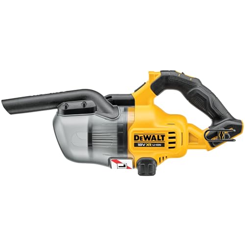 DeWalt DCV501LN XJ   Aspiratore per solidi classe L XR 18V, Con prolunga per pavimenti e accessori, Include borsa per il trasporto, Senza caricatore/batteria : Fai da te