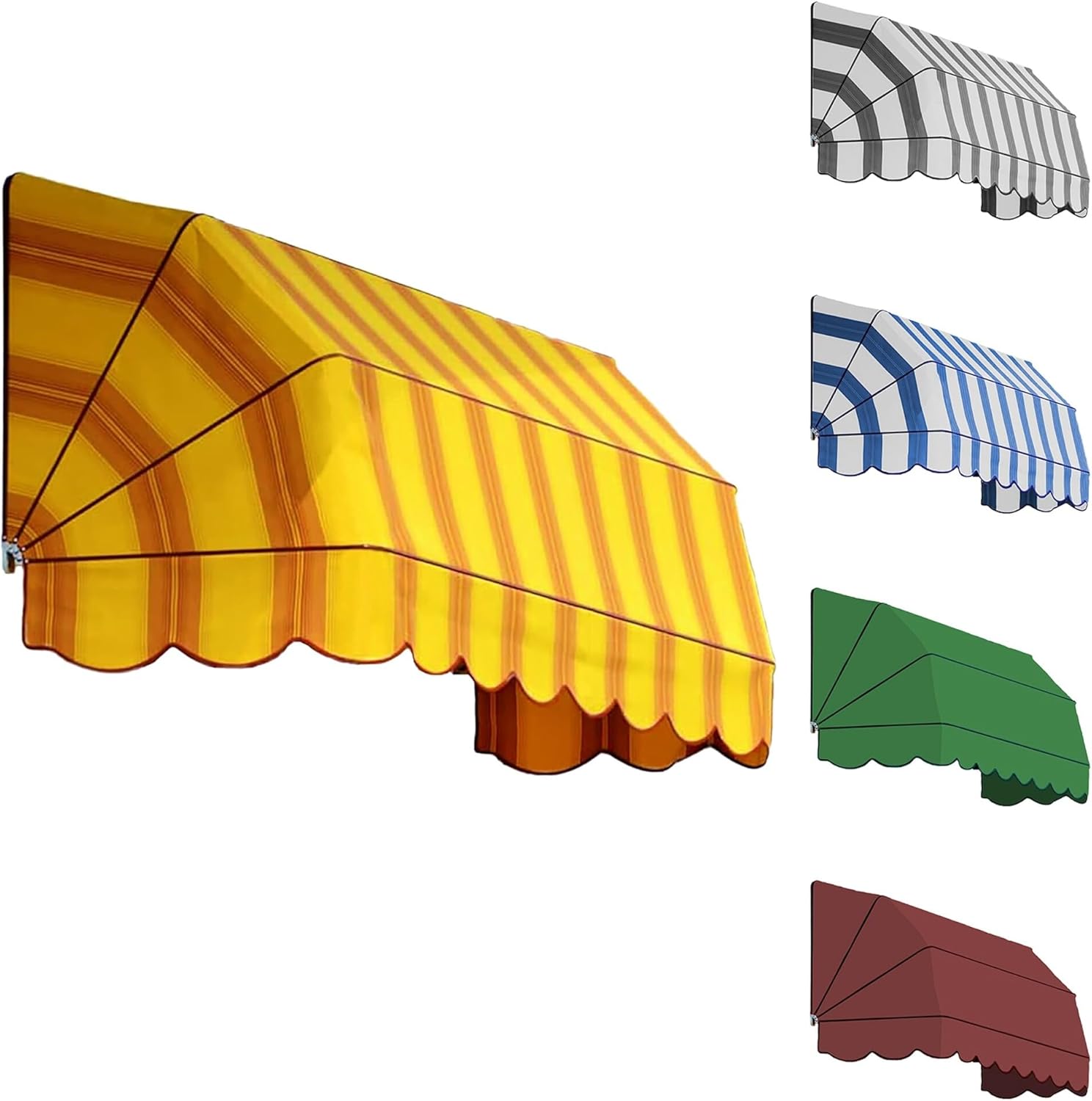 Tempotest Outdoor Sun Shade Curtain with 4 Rays Parà or PVC Waterproof, Customisable and Motorised or Manual, Awning for Window or Door, Balcony Sun Shade (L. 200 x S. 80)