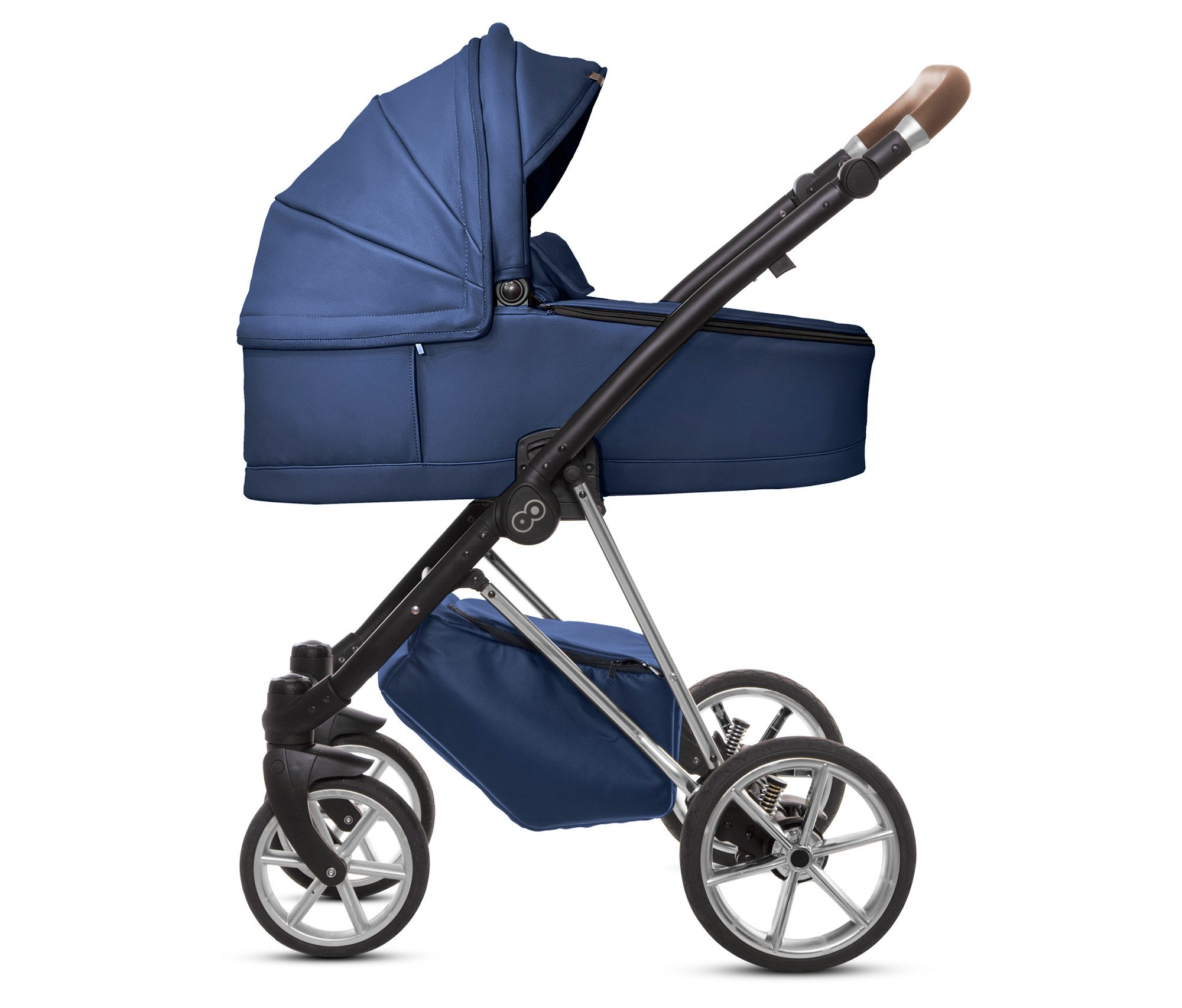 Kombi-Kinderwagen 3in1 Musse Royal, Baby Buggy Babywanne 5-Punkt-Sicherheitsgurt