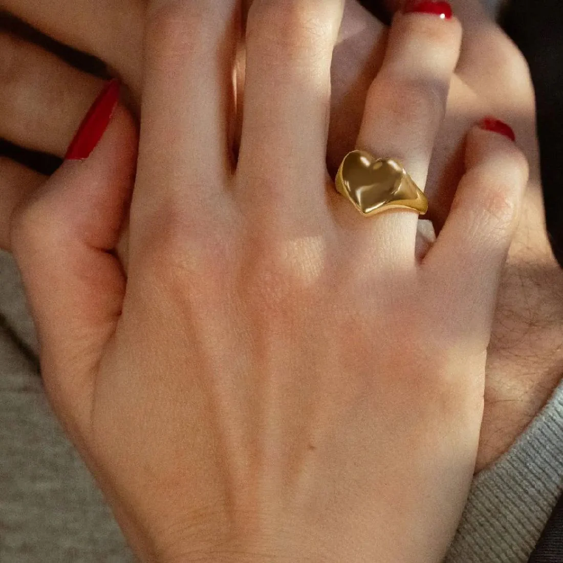 Anello Amen in argento dorato Chevalier Mio Cuore ANCUG2